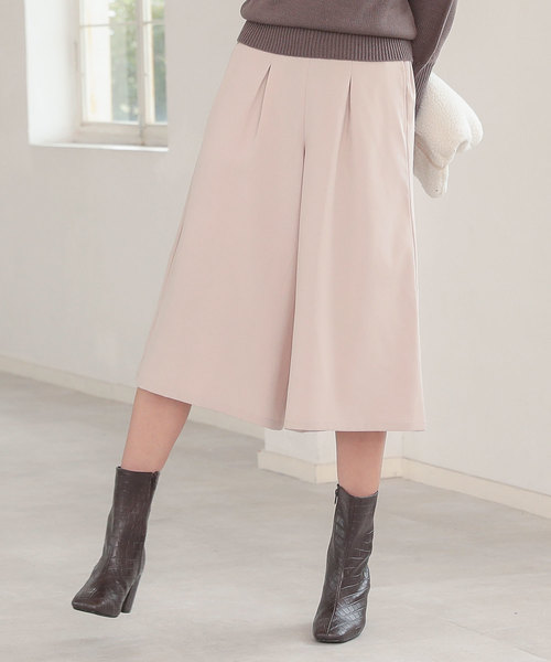 KOBE LETTUCE（コウベレタス）の「[キュロットorロング]選べる2丈タックパンツ（その他パンツ・レディース・ブラック系その他/グレー系その他/ブラウン系その他/ブラック/ベージュ/ブラウン/チャコール/その他2/その他/ベージュ系その他・2/1）」の8枚目の写真