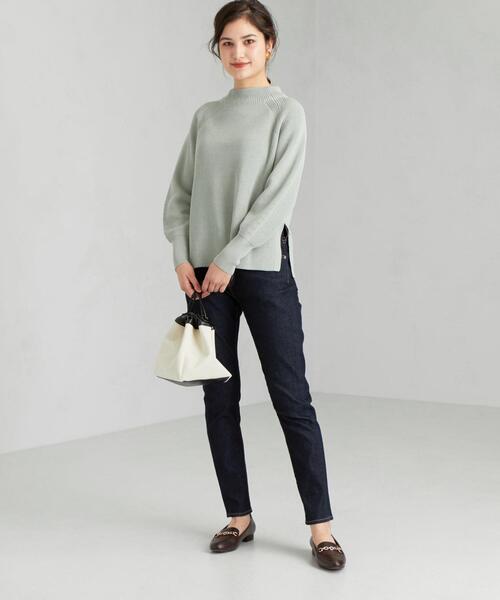 CARTA LIBERA 売れ筋商品|||カルタ リベラ ニット&セーター アウター レディース Turtlenecks Green green label relaxing ニット セーター シアーエアトップス