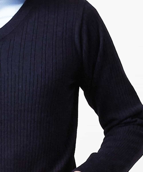 MICHEL KLEIN HOMME (ミッシェルクランオム)の「ニット/フォンテーヌ(ニット/セーター・メンズ・ホワイト/ネイビー/ミント/ラベンダー・MEDIUM/LARGE/X-LARGE)」の8枚目の写真