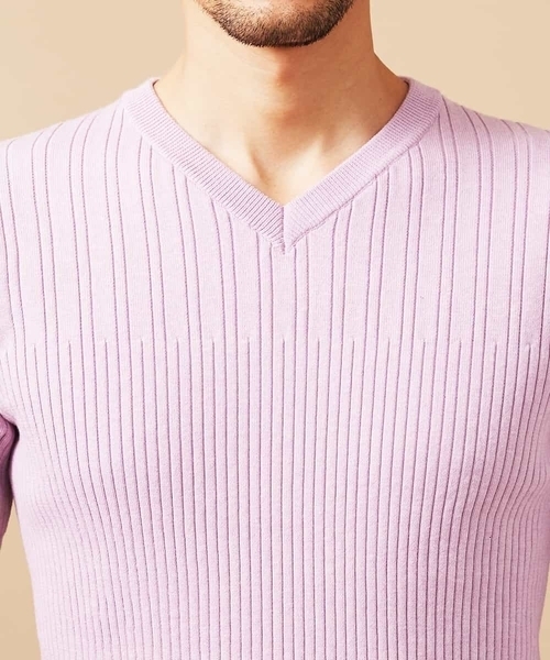 MICHEL KLEIN HOMME (ミッシェルクランオム)の「ニット/フォンテーヌ(ニット/セーター・メンズ・ホワイト/ネイビー/ミント/ラベンダー・MEDIUM/LARGE/X-LARGE)」の13枚目の写真