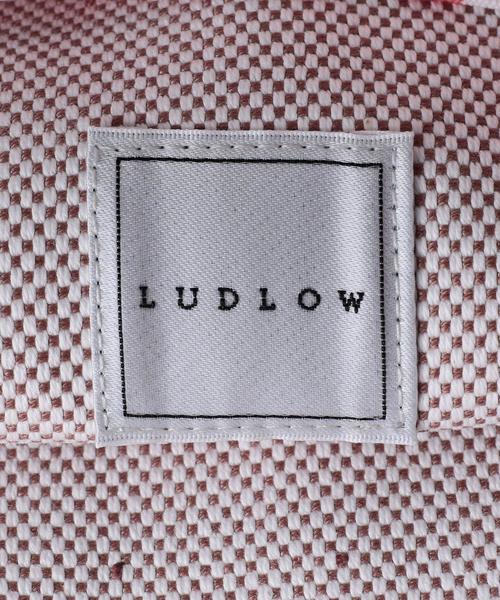 LUDLOW クロスストライプトートバッグ L キャンバス レザー 30095696_16_D_215.jpg