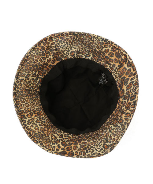 SHIPS（シップス）の「grillo:レオパードバケットハット（ハット・レディース・ブラウン・ONE SIZE）」の5枚目の写真