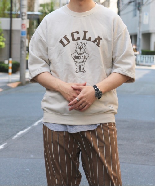 SUNNY SPORTS(サニースポーツ)の「SUNNY SPORTS / サニースポーツ UCLA 100TH 80S BEAR CREW SWEAT(スウェット)」|サンドベージュ