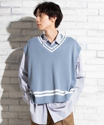 WEGO | WEGO/ミラノリブチルデンニットベスト(ベスト)