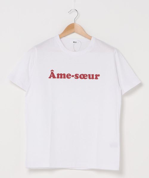 WEGO（ウィゴー）の「WEGO/カラーロゴプリントＴシャツ（Tシャツ/カットソー・レディース・サックスブルー/ホワイト・LARGE/MEDIUM/SMALL）」の14枚目の写真