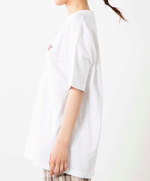 WEGO（ウィゴー）の「WEGO/カラーロゴプリントＴシャツ（Tシャツ/カットソー・レディース・サックスブルー/ホワイト・LARGE/MEDIUM/SMALL）」の12枚目の写真