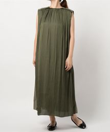 audrey and john wad | ヴィンテージサテンプリーツワンピース(ワンピース)