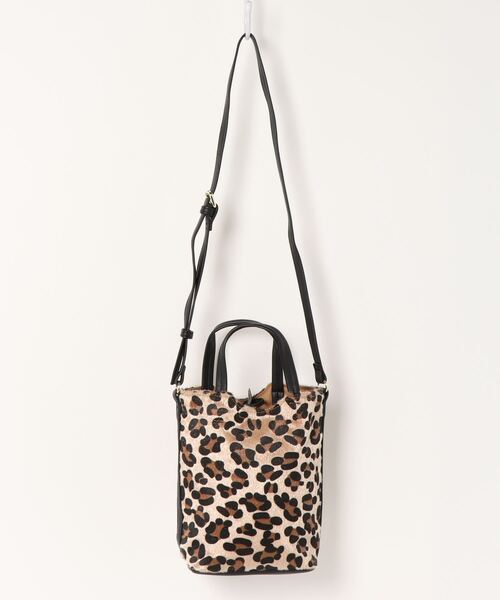 natural couture（ナチュラルクチュール）の「ハラコ風ミニトートバッグ（ショルダーバッグ・レディース・ベージュ/ブラウン/グリーン/ブラック系その他・FREE）」の2枚目の写真