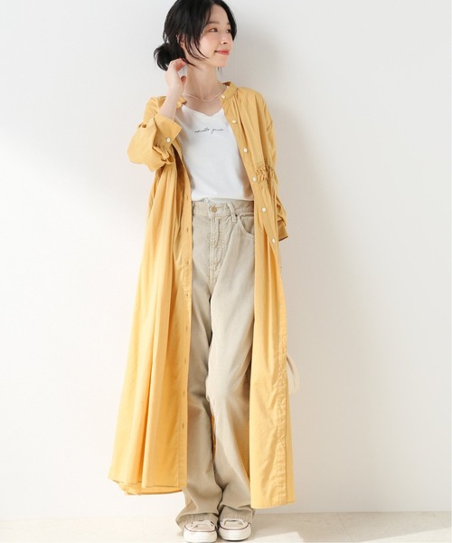 手洗い可能 ワンピース ピンタックギャザーワンピース セール Iena スローブイエナ のファッション Slobe