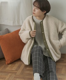 URBAN RESEARCH DOORS | FORK&SPOON　リバーシブルボアブルゾン(ブルゾン)