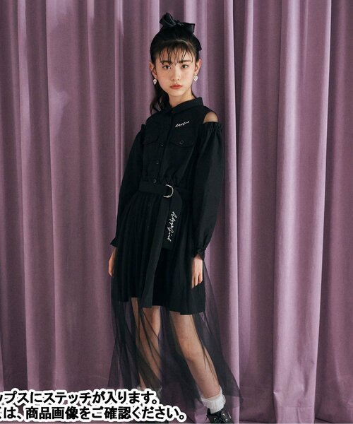 アキｃコラボチュールスカート付きワンピ ワンピース Algy アルジー のファッション通販 Zozotown