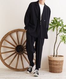 TONE SELECT WEAR（トーンセレクトウェア）の「【TONE MEN'S】梨地WテーラードJk(BL)（テーラードジャケット）」