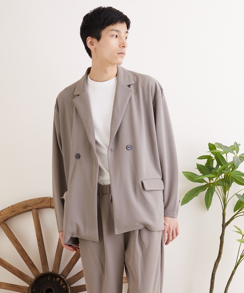 【セール】【TONE MEN'S】梨地WテーラードJk(BL)(テーラードジャケット)|TONE SELECT WEAR(トーンセレクトウェア) 【セール】【TONE MEN'S】梨地WテーラードJk(BL)(テーラードジャケット)|TONE SELECT WEAR(トーンセレクトウェア)