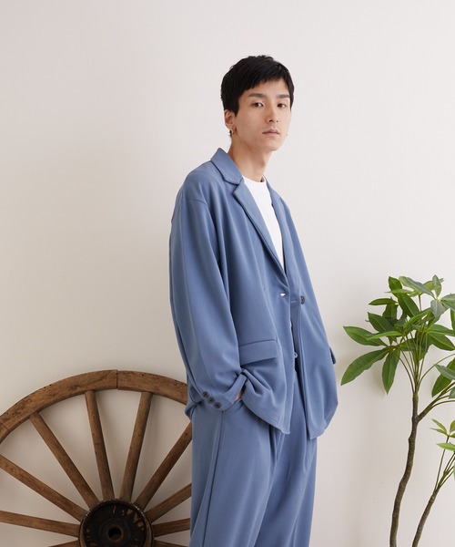 【セール】【TONE MEN'S】梨地WテーラードJk(BL)(テーラードジャケット)|TONE SELECT WEAR(トーンセレクトウェア) 【セール】【TONE MEN'S】梨地WテーラードJk(BL)(テーラードジャケット)|TONE SELECT WEAR(トーンセレクトウェア)