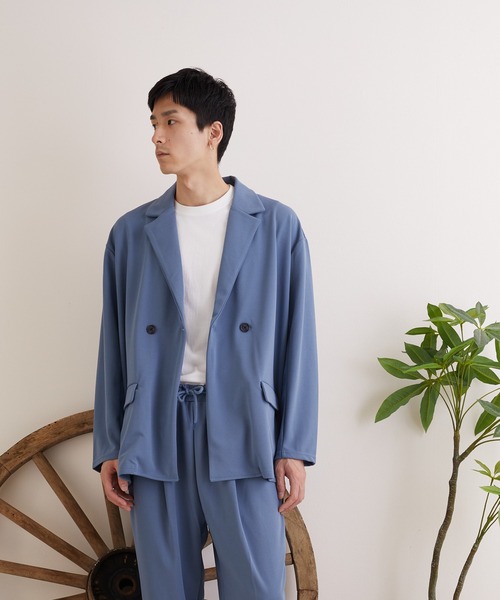【セール】【TONE MEN'S】梨地WテーラードJk(BL)(テーラードジャケット)|TONE SELECT WEAR(トーンセレクトウェア) 【セール】【TONE MEN'S】梨地WテーラードJk(BL)(テーラードジャケット)|TONE SELECT WEAR(トーンセレクトウェア)