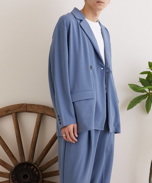【セール】【TONE MEN'S】梨地WテーラードJk(BL)(テーラードジャケット)|TONE SELECT WEAR(トーンセレクトウェア) 【セール】【TONE MEN'S】梨地WテーラードJk(BL)(テーラードジャケット)|TONE SELECT WEAR(トーンセレクトウェア)