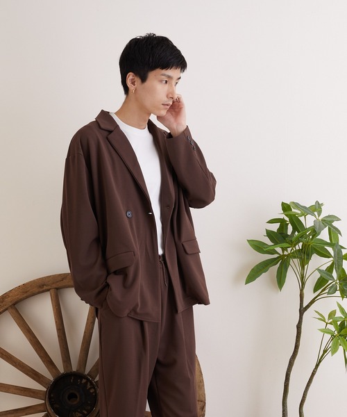 【セール】【TONE MEN'S】梨地WテーラードJk(BL)(テーラードジャケット)|TONE SELECT WEAR(トーンセレクトウェア) 【セール】【TONE MEN'S】梨地WテーラードJk(BL)(テーラードジャケット)|TONE SELECT WEAR(トーンセレクトウェア)