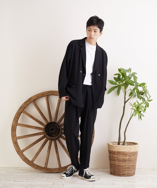 【セール】【TONE MEN'S】梨地WテーラードJk(BL)(テーラードジャケット)|TONE SELECT WEAR(トーンセレクトウェア) 【セール】【TONE MEN'S】梨地WテーラードJk(BL)(テーラードジャケット)|TONE SELECT WEAR(トーンセレクトウェア)