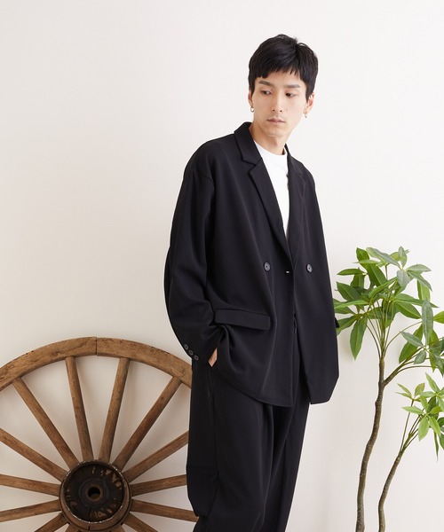 【セール】【TONE MEN'S】梨地WテーラードJk(BL)(テーラードジャケット)|TONE SELECT WEAR(トーンセレクトウェア) 【セール】【TONE MEN'S】梨地WテーラードJk(BL)(テーラードジャケット)|TONE SELECT WEAR(トーンセレクトウェア)