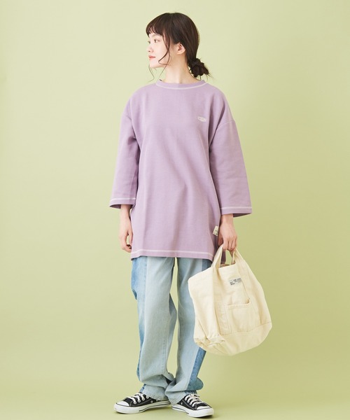 arbore（アーバー）の「キャンバスバッグ（ショルダーバッグ・レディース・ブラック/イエロー/ミント/ナチュラル・M）」の5枚目の写真