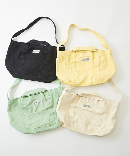arbore（アーバー）の「キャンバスバッグ（ショルダーバッグ・レディース・ブラック/イエロー/ミント/ナチュラル・M）」の15枚目の写真