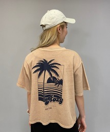 ROXY/ロキシー ルーズシルエット ヤシの木バックプリントTシャツ RST211078