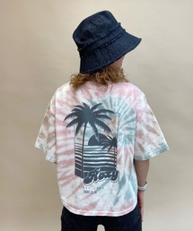 ROXY/ロキシー ルーズシルエット ヤシの木バックプリントTシャツ RST211078