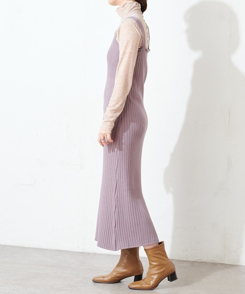 natural couture(ナチュラルクチュール)の「【WEB限定】カシュクールトップス×キャミリブワンピース(ワンピース・レディース・ライトベージュ/モカ/ミント・FREE)」の16枚目の写真