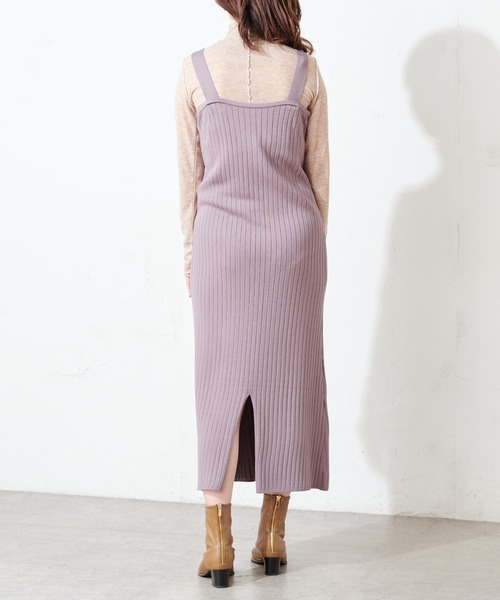 natural couture(ナチュラルクチュール)の「【WEB限定】カシュクールトップス×キャミリブワンピース(ワンピース・レディース・ライトベージュ/モカ/ミント・FREE)」の12枚目の写真