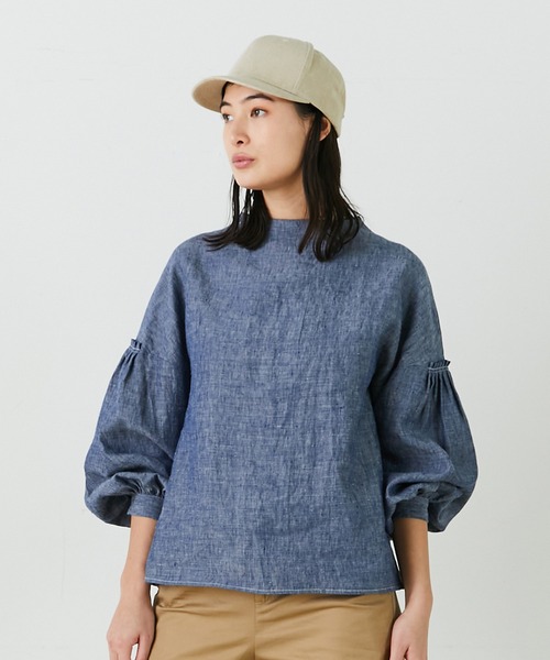 Conges Payes ボトルネックブラウス