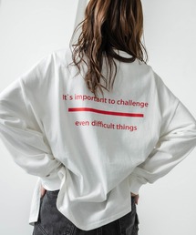 RASVOA | カラーロゴプリントロンT(Tシャツ/カットソー)