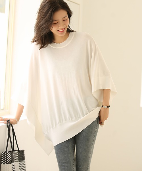 M . & KYOKO サマーニットチュニック 新品 ショップチャンネル
