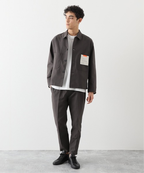 INHERIT（インヘリット）の「TCホップサックカバーオール(セットアップ着用可能)（ブルゾン・メンズ・ホワイト/ブラウン系その他/スミクロ・SMALL/MEDIUM/LARGE）」の18枚目の写真