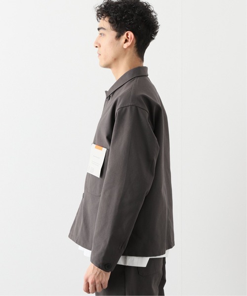 INHERIT（インヘリット）の「TCホップサックカバーオール(セットアップ着用可能)（ブルゾン・メンズ・ホワイト/ブラウン系その他/スミクロ・SMALL/MEDIUM/LARGE）」の14枚目の写真