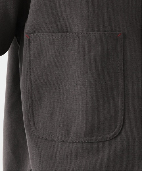 INHERIT（インヘリット）の「TCホップサックカバーオール(セットアップ着用可能)（ブルゾン・メンズ・ホワイト/ブラウン系その他/スミクロ・SMALL/MEDIUM/LARGE）」の12枚目の写真