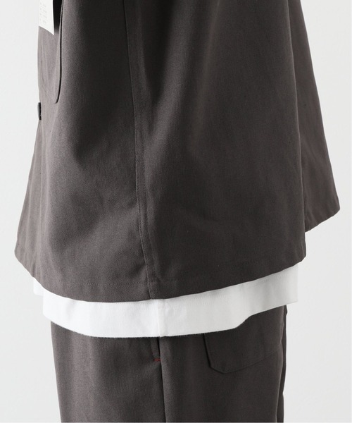 INHERIT（インヘリット）の「TCホップサックカバーオール(セットアップ着用可能)（ブルゾン・メンズ・ホワイト/ブラウン系その他/スミクロ・SMALL/MEDIUM/LARGE）」の15枚目の写真