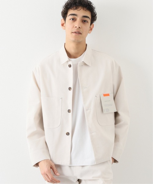 INHERIT（インヘリット）の「TCホップサックカバーオール(セットアップ着用可能)（ブルゾン・メンズ・ホワイト/ブラウン系その他/スミクロ・SMALL/MEDIUM/LARGE）」の22枚目の写真