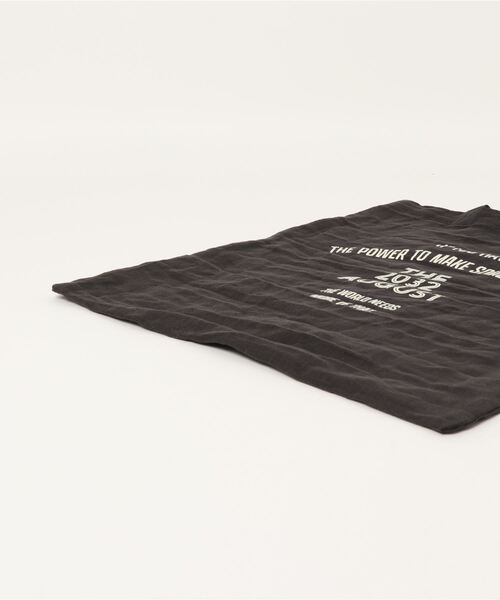 PUAL CE CIN（ピュアルセシン）の「麻プリントトート（ショルダーバッグ・レディース・チャコールグレー/ベージュ/ナチュラル・FREE）」の6枚目の写真