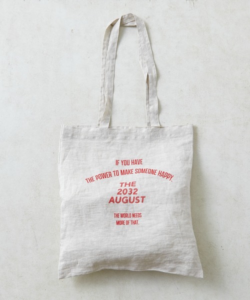 PUAL CE CIN（ピュアルセシン）の「麻プリントトート（ショルダーバッグ・レディース・チャコールグレー/ベージュ/ナチュラル・FREE）」の17枚目の写真