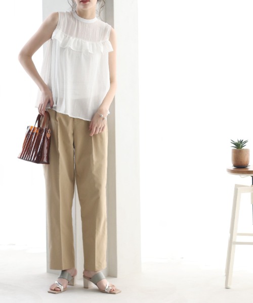 VIVIAN(ヴィヴィアン)の「スクエアトゥトリオカラー甲バンドトングサンダル(サンダル・レディース・ナチュラル/クリアブラック/ライトグレー/オリーブ×ブラック/ストーン/イエロー系その他4・S/M/LL/L)」の16枚目の写真