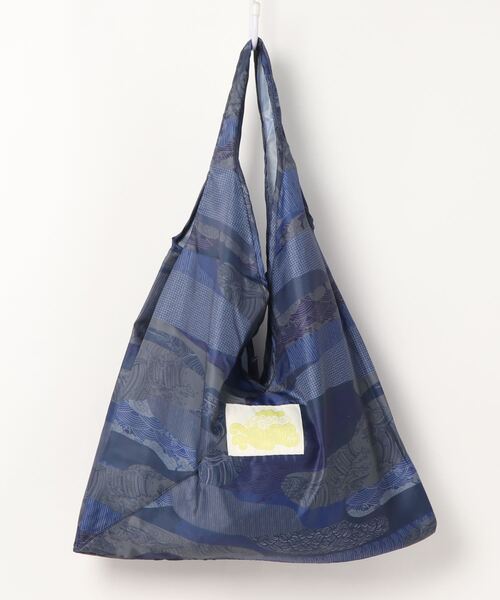 カヤ（カヤ）の「【カヤ】-eco- あずまバッグ 中（エコバッグ/サブバッグ・レディース・パープル/ネイビー/ピンク/イエロー/その他/ホワイト×ブルー/ホワイト×ブラック/ブルー系その他/オレンジ系その他/ホワイト×ネイビー/ホワイト×ピンク/グレイッシュブルー・FREE）」の7枚目の写真