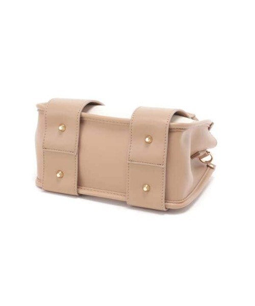 N.（N. Natural Beauty Basic）（エヌエヌナチュラルビューティーベーシック）の「◆ワイドハンドルミニトートバッグ（トートバッグ・レディース・ベージュ/パープル/ブラック・ﾌﾘ-）」の13枚目の写真