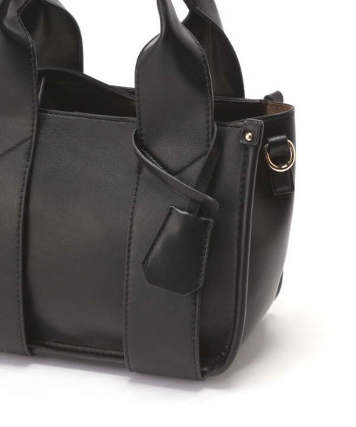 N.（N. Natural Beauty Basic）（エヌエヌナチュラルビューティーベーシック）の「◆ワイドハンドルミニトートバッグ（トートバッグ・レディース・ベージュ/パープル/ブラック・ﾌﾘ-）」の9枚目の写真