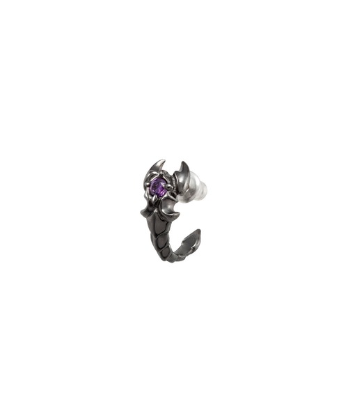 bizarre（ビザール）の「Bizarre ビザール アポリオンシルバーピアス（ピアス（片耳用）・メンズ・シルバー/ブラック/ブラック×ブラック/ゴールド・FREE）」の2枚目の写真
