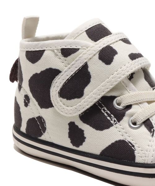 CONVERSE（コンバース）の「CONVERSE BABY ALL STAR N COWSPOT V-1 / コンバース ベビーオールスター Ｎ カウスポット V-1（スニーカー・キッズ・ホワイト・15.0cm/14.0cm/13.0cm/12.0cm）」の2枚目の写真