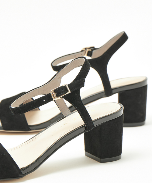 Au BANNISTER（オゥバニスター）の「【販売店舗限定】ダブルストラップチャンキーヒールサンダル（サンダル・レディース・ブラック/シルバー/カーキ・34/35/36/38/37/39/40）」の10枚目の写真