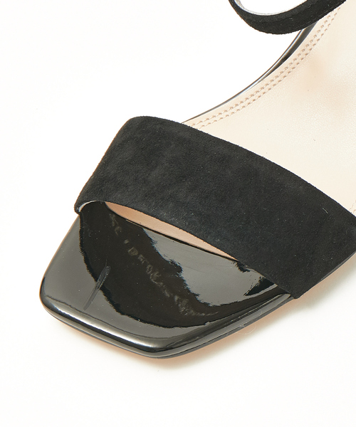 Au BANNISTER（オゥバニスター）の「【販売店舗限定】ダブルストラップチャンキーヒールサンダル（サンダル・レディース・ブラック/シルバー/カーキ・34/35/36/38/37/39/40）」の11枚目の写真