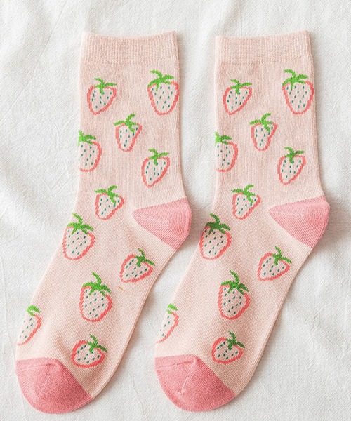 「kakko」（カッコ）の「レディース クルー丈ソックス（ソックス/靴下・レディース・A/B/C/D/E/F/G/H/I/J/K/L/M/N/O/P/Q/R/S/T・FREE）」の6枚目の写真