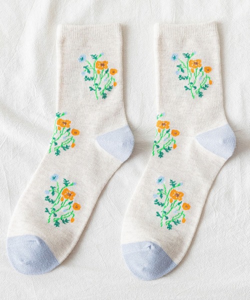 「kakko」（カッコ）の「レディース クルー丈ソックス（ソックス/靴下・レディース・A/B/C/D/E/F/G/H/I/J/K/L/M/N/O/P/Q/R/S/T・FREE）」の9枚目の写真