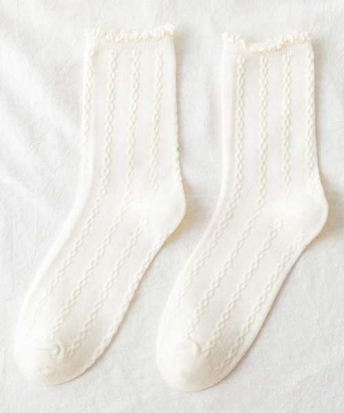 「kakko」（カッコ）の「レディース クルー丈ソックス（ソックス/靴下・レディース・A/B/C/D/E/F/G/H/I/J/K/L/M/N/O/P/Q/R/S/T・FREE）」の11枚目の写真